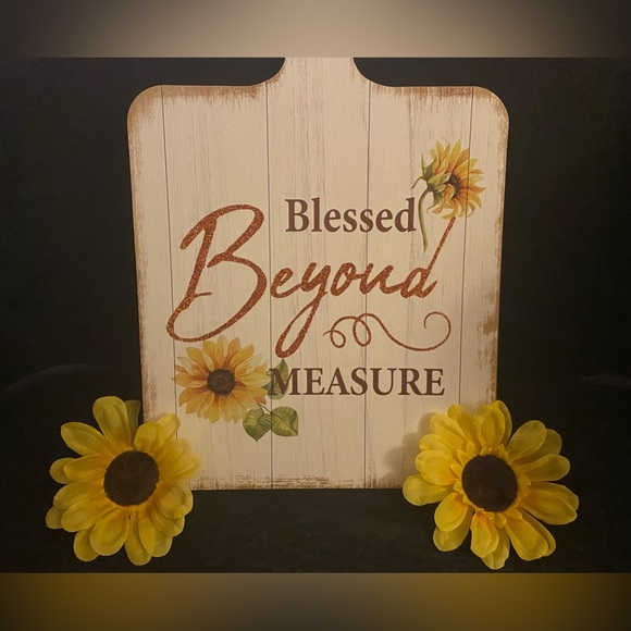 Blessed Beyond Measure hanging wall decor - Picture 4 of 4